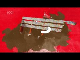 скамейка из переработанного пластика